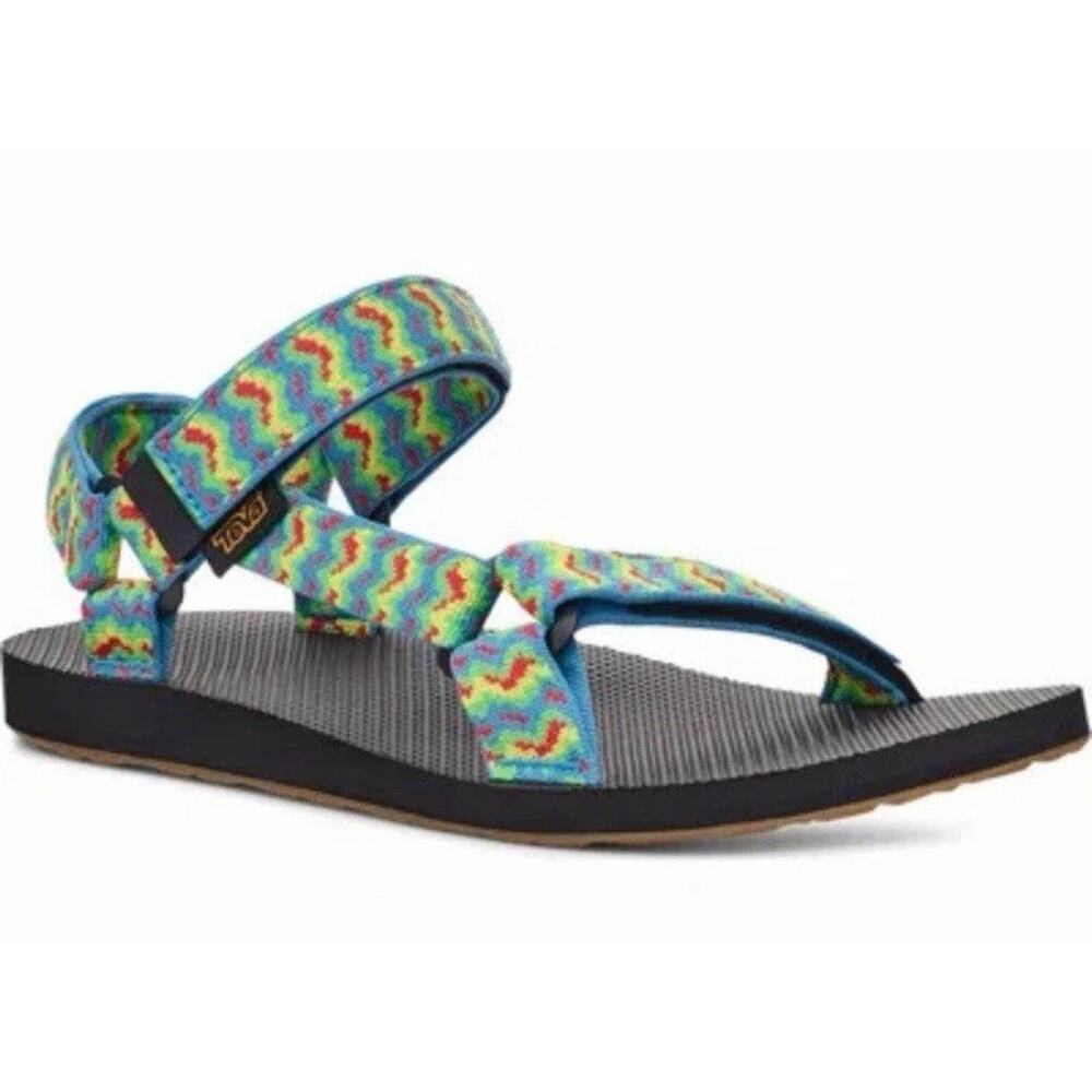 Teva 'original Universal' Sandal Wiggle Cendre Blue Men's Sz 9 Womens Sz 11 NEW